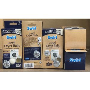 Swirl Wool Dryer Balls 2Pk