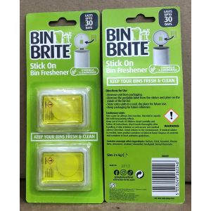 Bin Brite Stick On Freshener Citron & Lemon Grass 2Pk