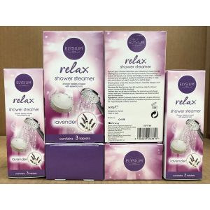 Elysium Spa 3 Pk Ess Oil Shower Steamers - Lavender/Relax