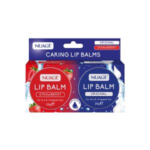 Nuage 2Pk Tin Lip Balms - 1 X Orig & 1 X Strawberry