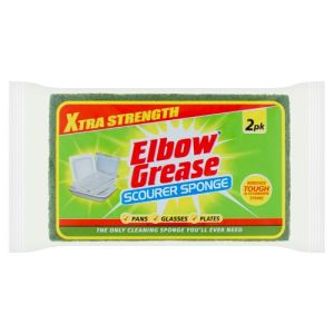 Elbow Grease Super Strong Scourer Sponge 2Pk
