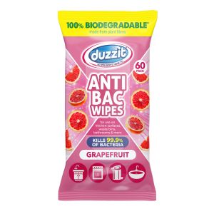 Duzzit Biod Anti Bac Wipes Grapefruit 60pk