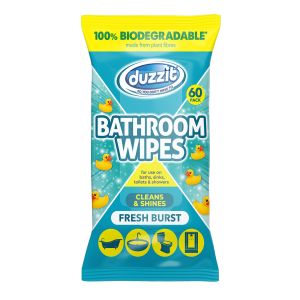 Duzzit Biod Bathroom Wipes Fresh Burst 60pk