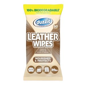 Duzzit Biod Leather Cleaning Wipes 60Pk