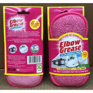 Elbow Grease Scrubbing Pad Pink 1pk Cs