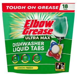 Elbow Grease Ultra Max Dishwasher Liquid Tabs 18pk