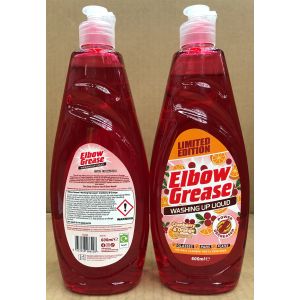 Elbow Grease Cranberry & Orange Washing Up Liquid 600ml