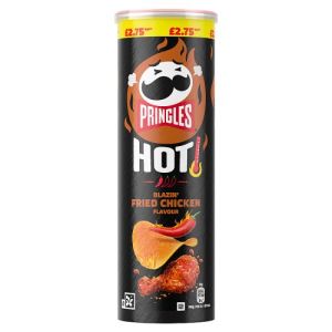 Pringles Hot Blazin Fried Chicken Pm£2.75 160G