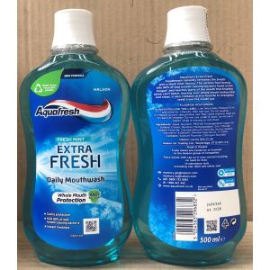 Aquafresh M/Wash 500ml Extra Fresh Mint Daily