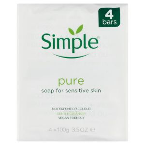 Simple Pure Soap 4 Pack 100g