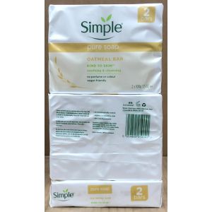 Simple Soap Oatmeal 2 x 100g