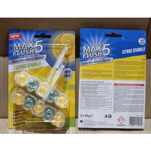 Max Flush 5 Twin Pack 2X45G - Citrus Sparkle