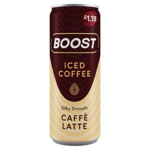Boost Iced Coffee Caffe Latte PMP 1.19 250ml 12 X 250ML