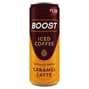 Boost Iced Coffee Caramel Latte PMP 1.19 250ml 12 X 250ML