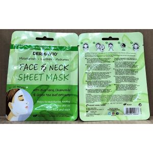 Derma V10 Aloe Vera Face & Neck Mask