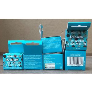 Derma V10 Lip Scrub & Balm Duo Set - Coconut