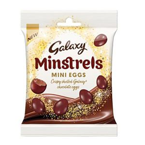 Galaxy Minstrels Mini Eggs Clip Strip Galaxy Minstrels Mini Eggs Clip Strip 80G