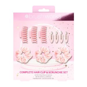Brushworks Complete Hair Clip & Scrunchie Set