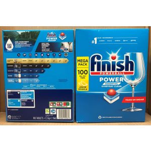 Finish Dishwasher Tabs 100s Powerball Lemon