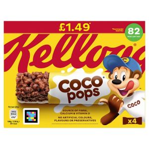 Kelloggs Coco Pops Bar Pm£1.49 4Pk