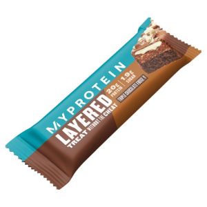 Myprotein Retail Layered Bar, Triple Chocolate Fudge - NEW, 12x60g