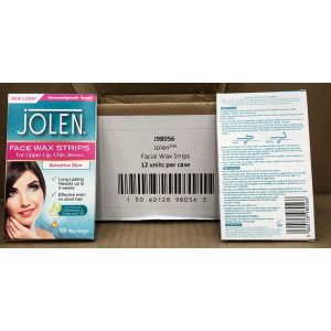 Jolen Facial Wax Strips 16s