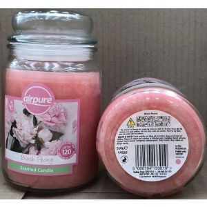 Airpure Candle Jar 510g Blush Peony