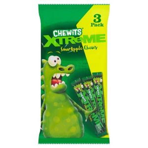 Chewits Xtreme Apple Stick 3pk Multipack 24X102G