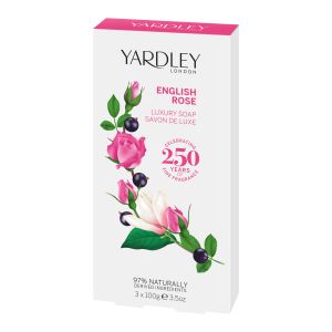 Yardley English Rose Soap 3x100g