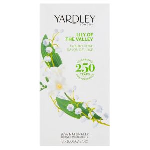 Yardley Lily of the Valley Soap 3x100g