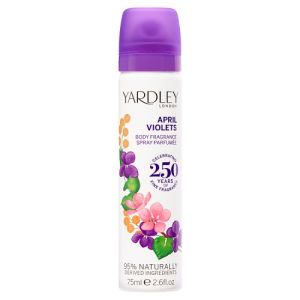 Yardley April Violets Body Spray 75ml