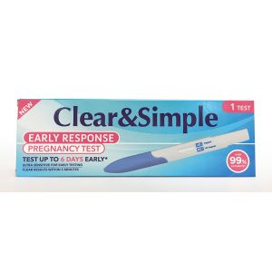 Clear & Simple Pregnancy EarlyResponse Stick 1Pcs