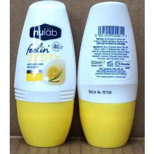 Nulab Womens Antiperspirant Roll On 50ml Zesty