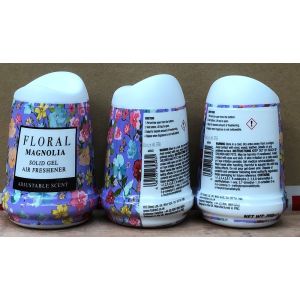 Floral Solid Gel Dome Air Freshener - Magnolia    