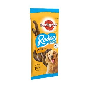 Pedigree Rodeo Dog Treats. Duos Dog Treats With Chicken & Bacon 7Stk