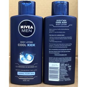 Nivea Body Lotion 400ml Mens Cool Kick