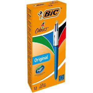 Bic 4 Color Pen Medium Box 12 Box 12 1