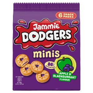 Jammie Dodgers 6 Pack Apple & Blackcurrant Minis