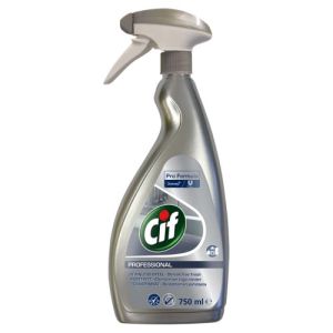 Cif Pro Formula Stainless Steel & Glass Cleaner Spray 750ml Rtu