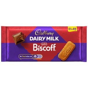 Cadbury Dairy Milk Biscoff PMP £1.69 95g x 21