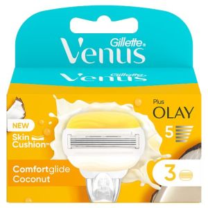 Gillette Venus Comfortglide Pro Blades 3s Coconut Plus Olay