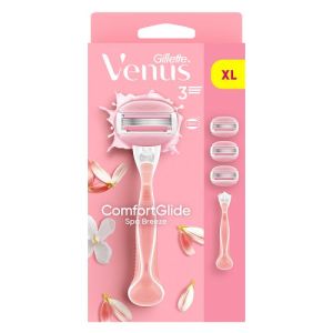 Gillette Venus ComfortGlide Spa Breeze Razor + 3 Blades