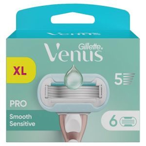 Gillette Venus Deluxe Smooth Sensitive Razor Blades 6pk