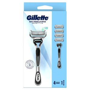 Gillette SkinGuard Starter Pack (Handle+4 Blades)