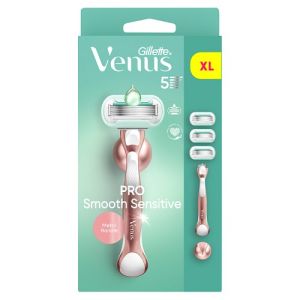 Venus Deluxe Smooth Sensitive Rose Gold Handle + 3 Blades