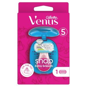 Venus Extra Smooth Snap - Blue Handle + Shower Hook