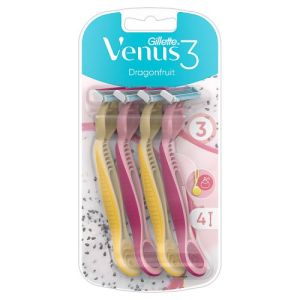 Gillette Venus 3 Dragonfruit Disposable Razors 4s