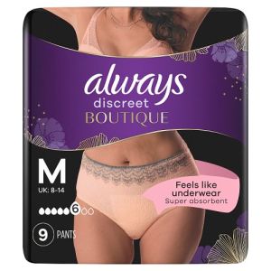 Always Discreet Boutique Pants Plus Med 9S