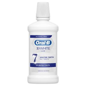 Oral B M/Wash 500ml 3D White Luxe Perfection