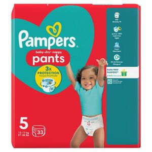 Pampers Baby Dry Pants S5 33X Essential Pk